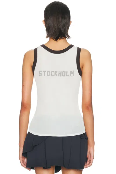 Acne Studios Ermes Tank Top In White