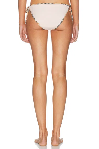 Burberry Tie Side Bikini Bottom In White