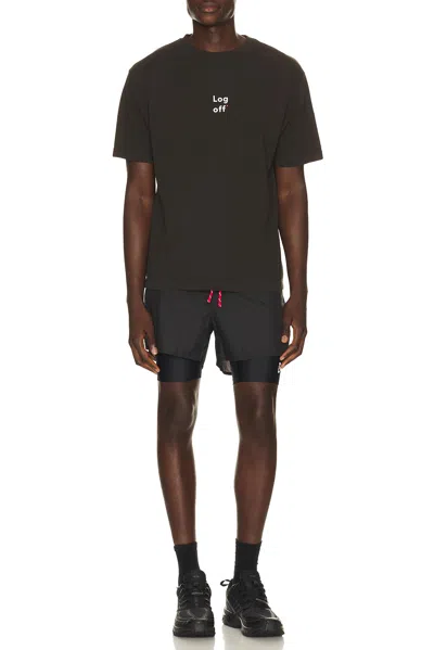 District Vision Log Off Tee In Brown