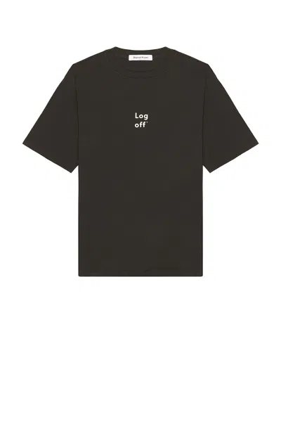District Vision Log Off Tee In Brown