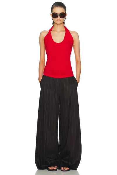 Helmut Lang Twist Dancer Top In Red