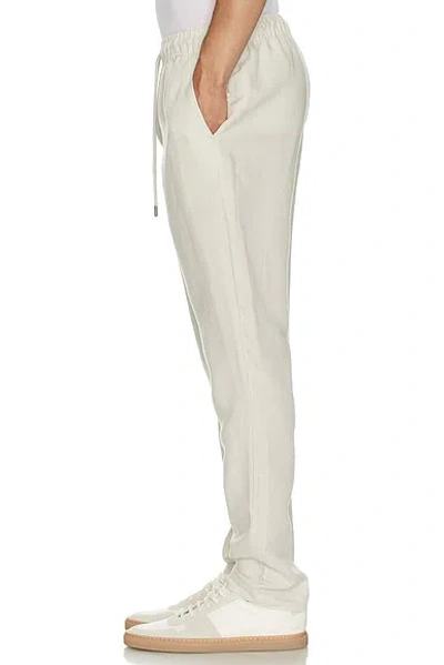 Onia Air Linen Pull-on Pants In White