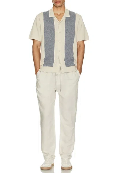 Onia Air Linen Pull-on Pants In White