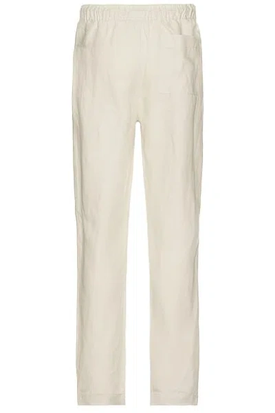 Onia Air Linen Pull-on Pants In White