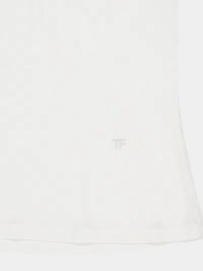 Tom Ford Silk Blend Top In White