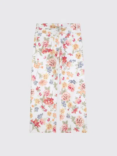 Chloé Floral Trousers In Multi