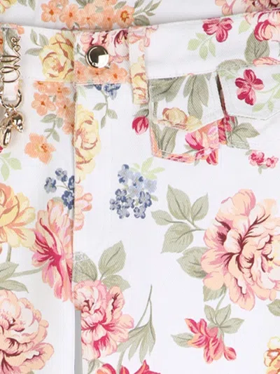 Chloé Floral Trousers In Multi