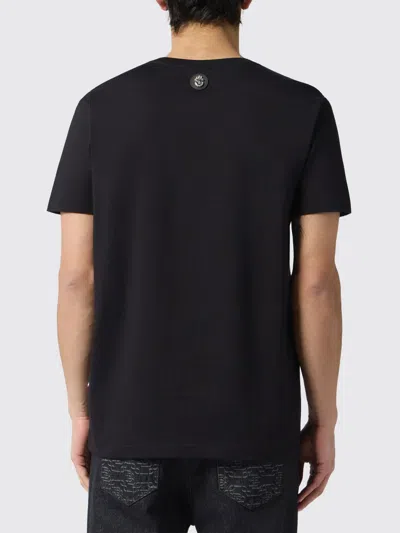 Billionaire Round Neck T-shirt Signature Men In Multi