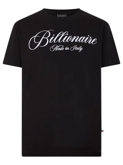Billionaire Round Neck T-shirt Signature Men In Multi