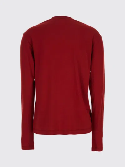Totême Toteme Classic Long Sleeve T-shirt In Red