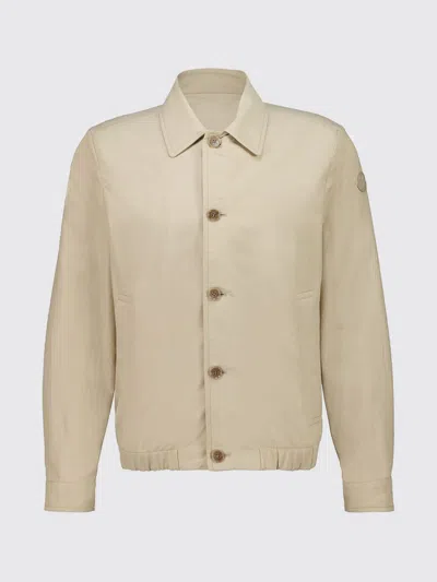 Moncler Gilben Buttoned Jacket In Brown