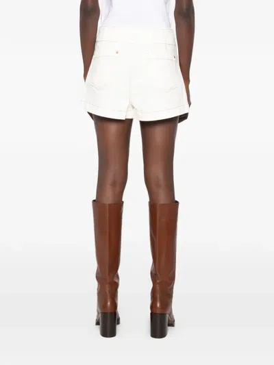 Zimmermann Roselight Braided-trim Shorts In Neutral
