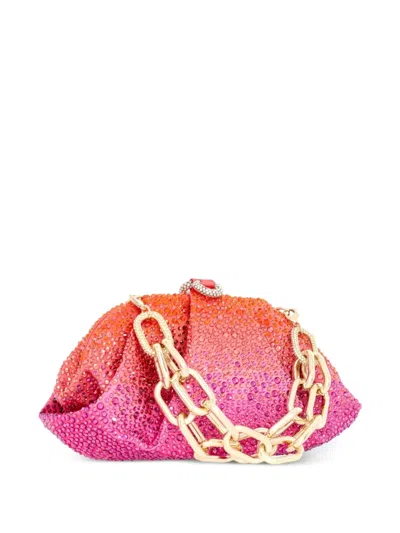 Judith Leiber Gradient Perry Crystal-embellished Clutch In Red