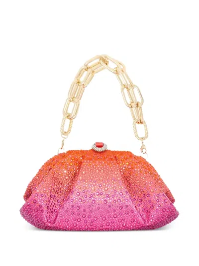 Judith Leiber Gradient Perry Crystal-embellished Clutch In Red