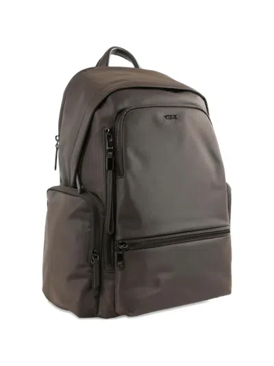 Tumi Celina Multi-pocket Logo-plaque Backpack In Brown