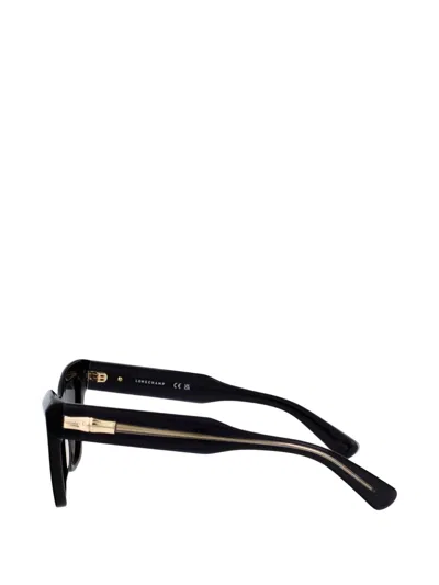 Longchamp Geometric-frame Sunglasses In Black