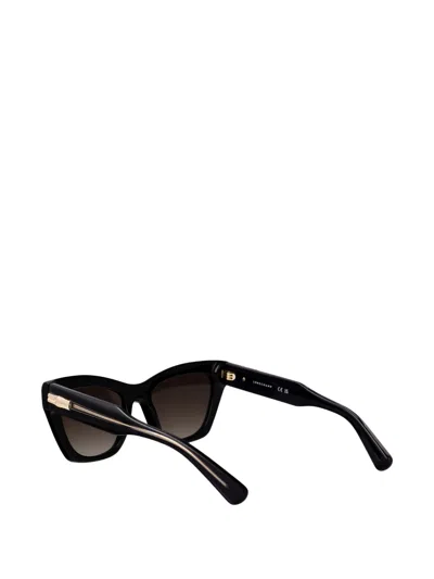 Longchamp Geometric-frame Sunglasses In Black