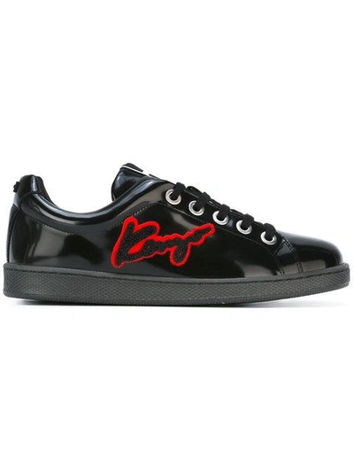 Kenzo Signature Sneakers In Black