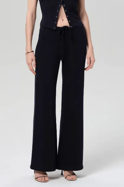 Agolde Nora Pull-on Pant In Navy In Black