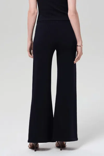 Agolde Nora Pull-on Pant In Navy In Black