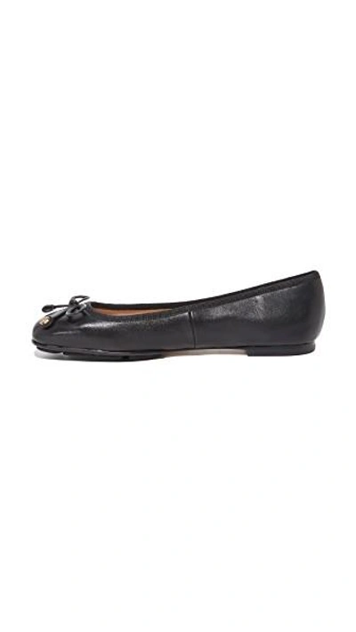 Tory Burch Laila Driver Leather Ballerinas In Perfect Black ModeSens