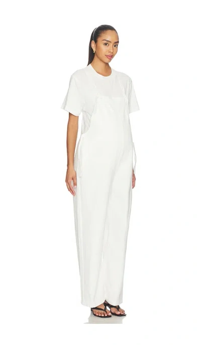 Bumpsuit 오버럴 점프수트 In White