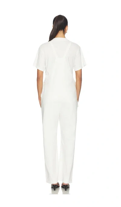 Bumpsuit 오버럴 점프수트 In White