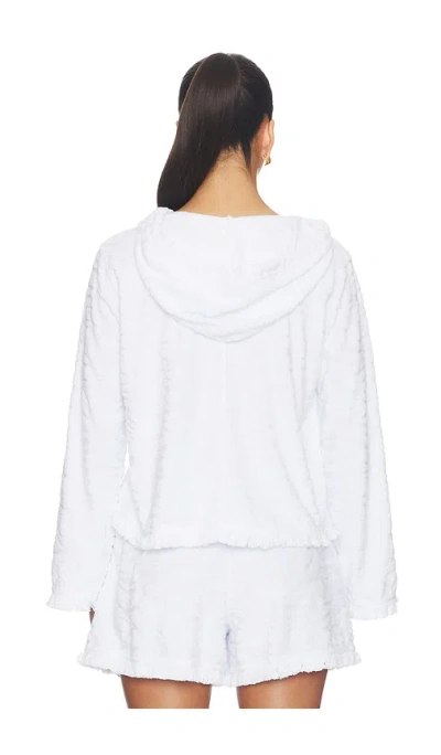 Bobi Pullover Hoodie 풀오버 후디 In White