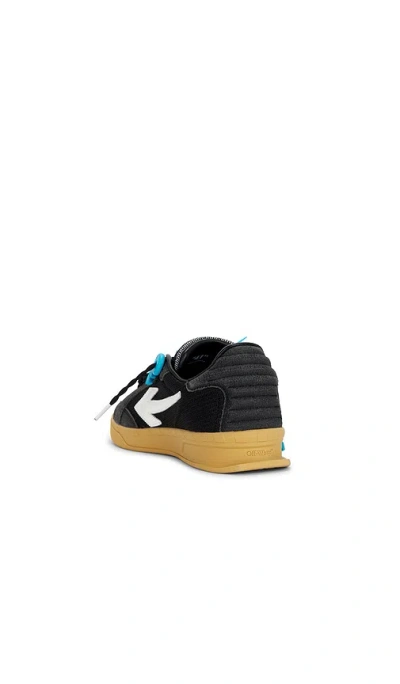 Off-white Black Polyester Athletic Sneakers In Black