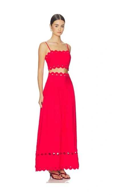 Saylor Tosca Set Cherry Red In Red