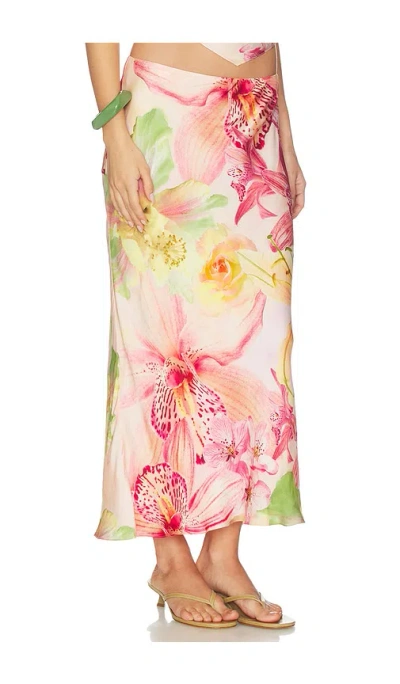 Rococo Sand Midi Skirt 미디 스커트 In Multi