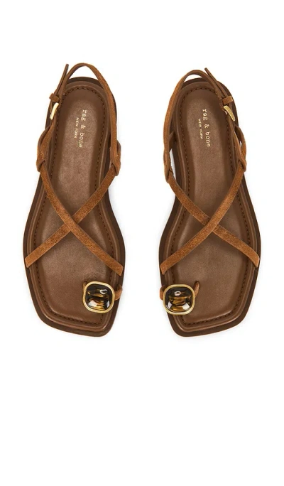Rag & Bone Remi Slingback Sandal In Brown