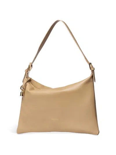 Marc Ellis Medium Nevada Shoulder Bag In Brown
