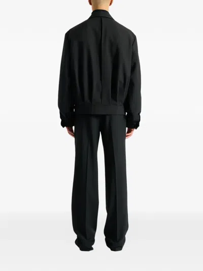 Balmain Wool 2-button Jacket In Black