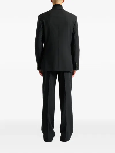 Balmain Wool 2-button Jacket In Black