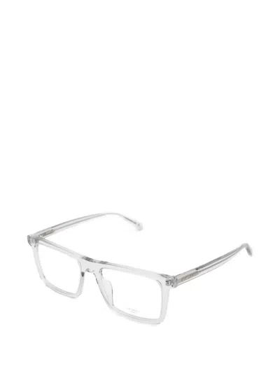 Saint Laurent Rectangle-frame Glasses In White
