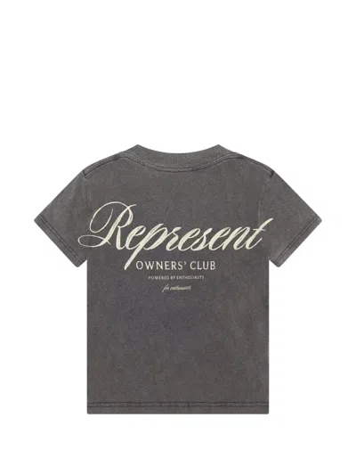 Represent Mini Owners Club Script Logo-print T-shirt In Multi