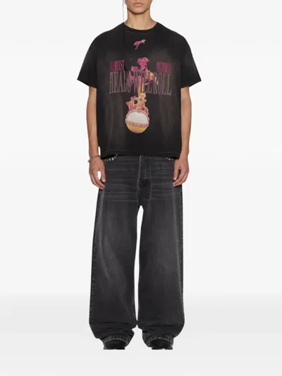 Ksubi H.w.r Sid Sun-faded T-shirt In Black
