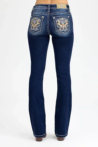 Miss Me Annie Bootcut Jeans - 26 / 32" / Medium Wash In Blue