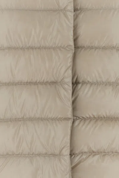 Herno High-neck Quilted Jacket In Neutral