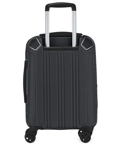 Bugatti Pvg Expandable 3pc Luggage Set In Black
