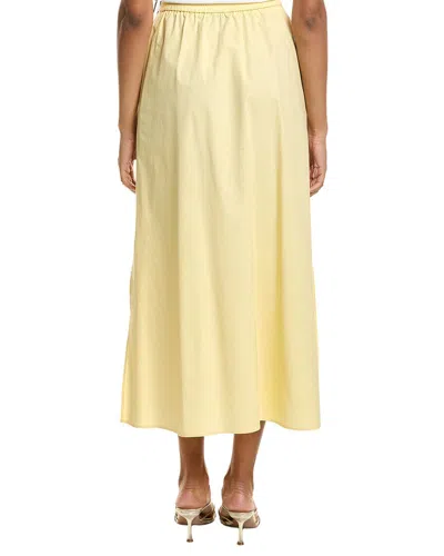 Kenneth Cole Pull-on Maxi Skirt In Yellow