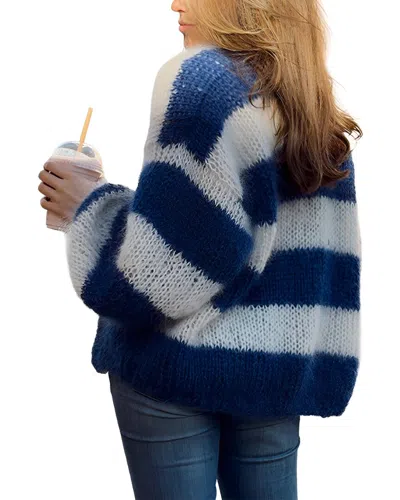 Leon Gori Cardigan In Blue