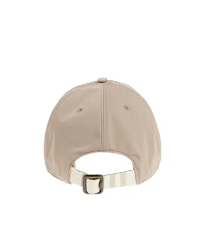 Burberry Patterned Baseball Cap In Neutral