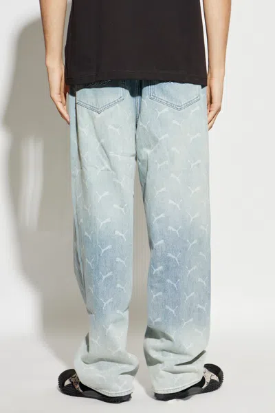 Puma Belt Loop Jeans In Blue