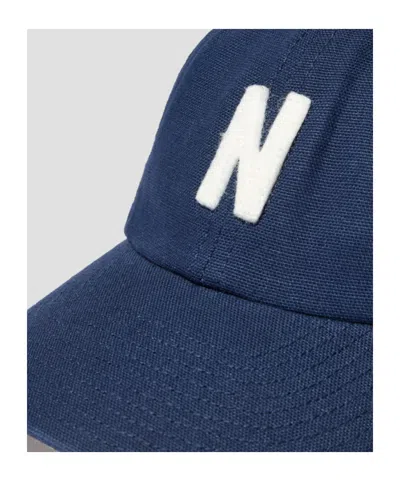 Norse Projects Eight-piece Baseball Cap In Blue