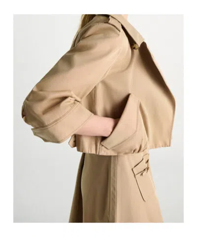 Dorothee Schumacher Luxury Layer Cropped Cotton-blend Jacket In Neutral