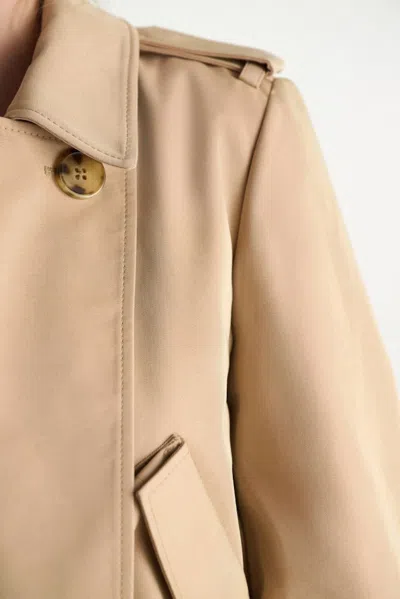 Dorothee Schumacher Luxury Layer Cropped Cotton-blend Jacket In Neutral