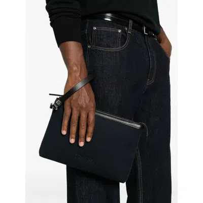 Tom Ford Zippered Wallet In Black