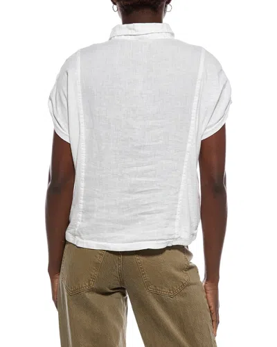 Xcvi Abner Linen-blend Top In White